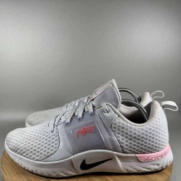 Nike Renew In Season TR 10 Womens 12 Light Grey Wht Running Shoes CK2576 007 - Picture 3 of 8